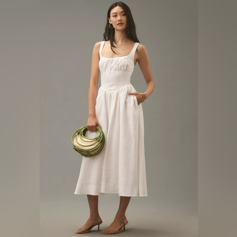Reformation Bali’s White Midi Dress 6